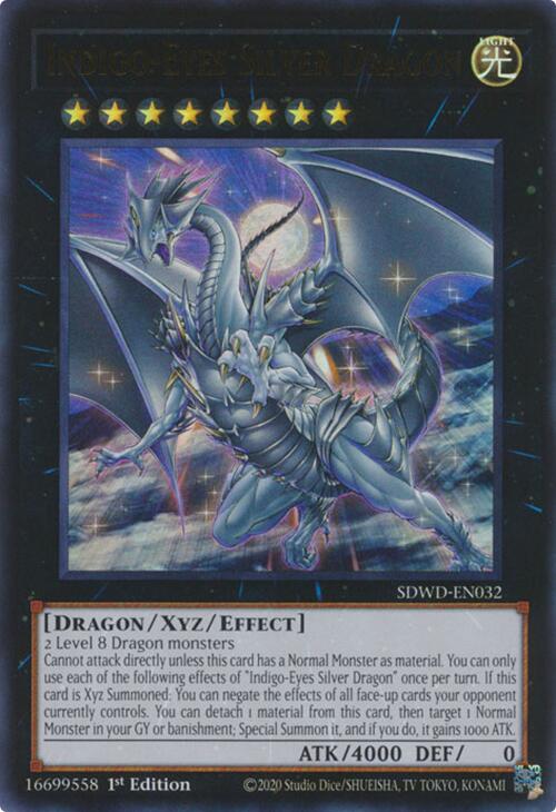 Indigo-Eyes Silver Dragon [SDWD-EN032] Ultra Rare | Fandemonia Ltd