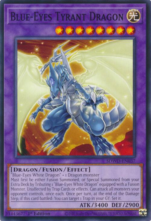 Blue-Eyes Tyrant Dragon [SDWD-EN037] Common | Fandemonia Ltd