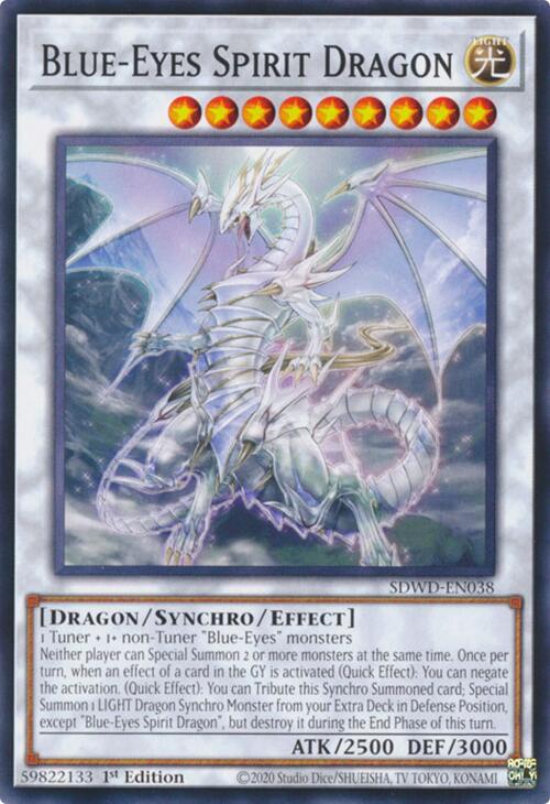 Blue-Eyes Spirit Dragon [SDWD-EN038] Common | Fandemonia Ltd