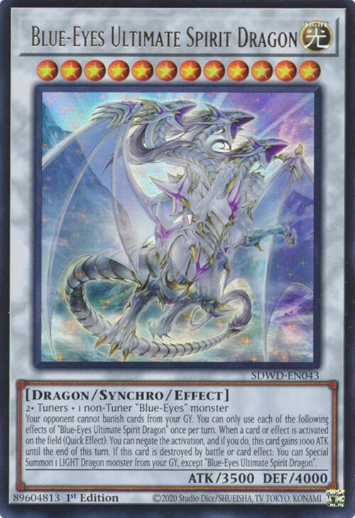 Blue-Eyes Ultimate Spirit Dragon [SDWD-EN043] Ultra Rare | Fandemonia Ltd