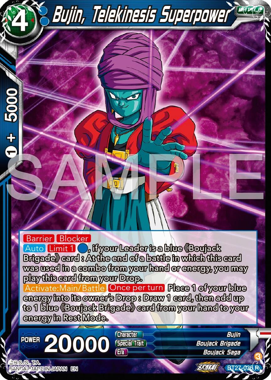 Bujin, Telekinesis Superpower (BT27-036) [History of Z] | Fandemonia Ltd