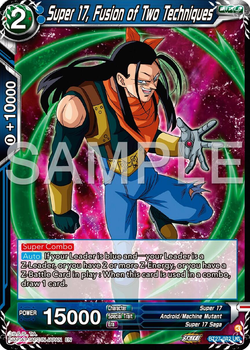 Super 17, Fusion of Two Techniques (BT27-042) [History of Z] | Fandemonia Ltd