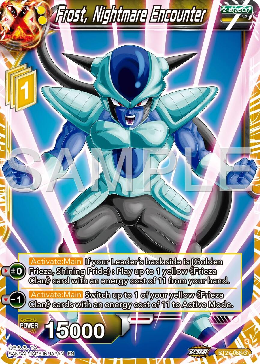 Frost, Nightmare Encounter (BT27-068) [History of Z] | Fandemonia Ltd