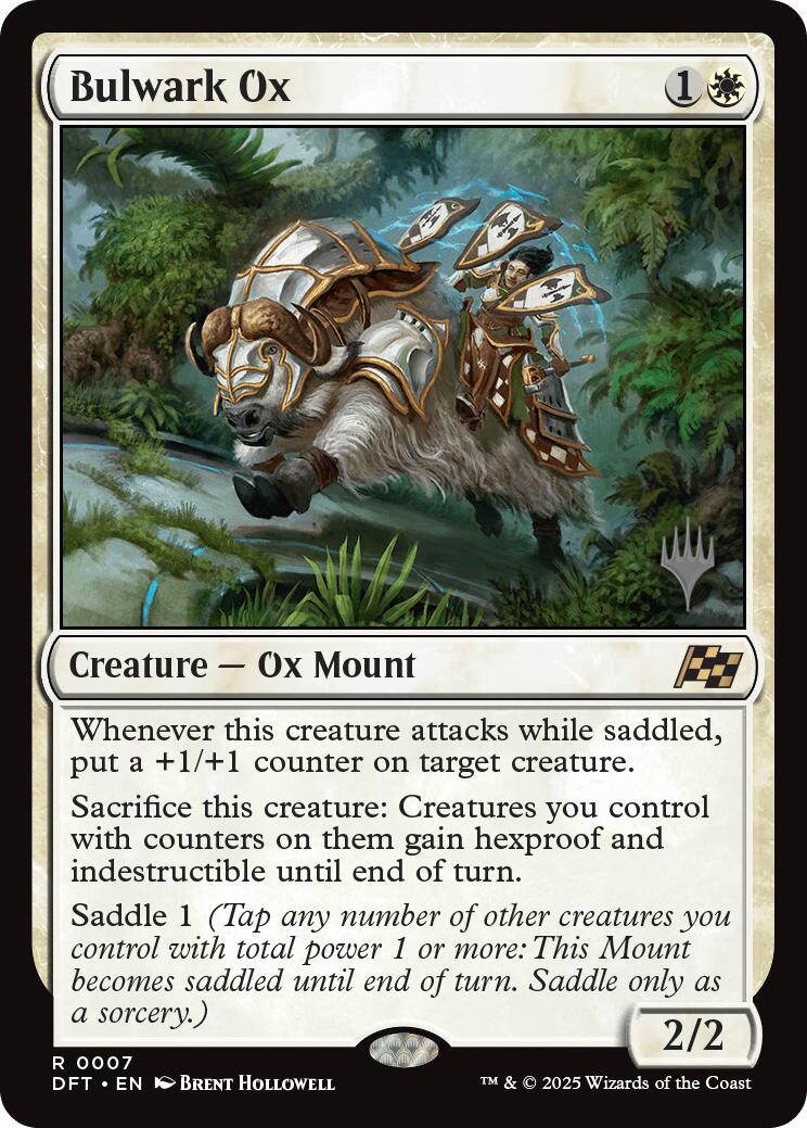 Bulwark Ox (Promo Pack) [Aetherdrift Promos] | Fandemonia Ltd