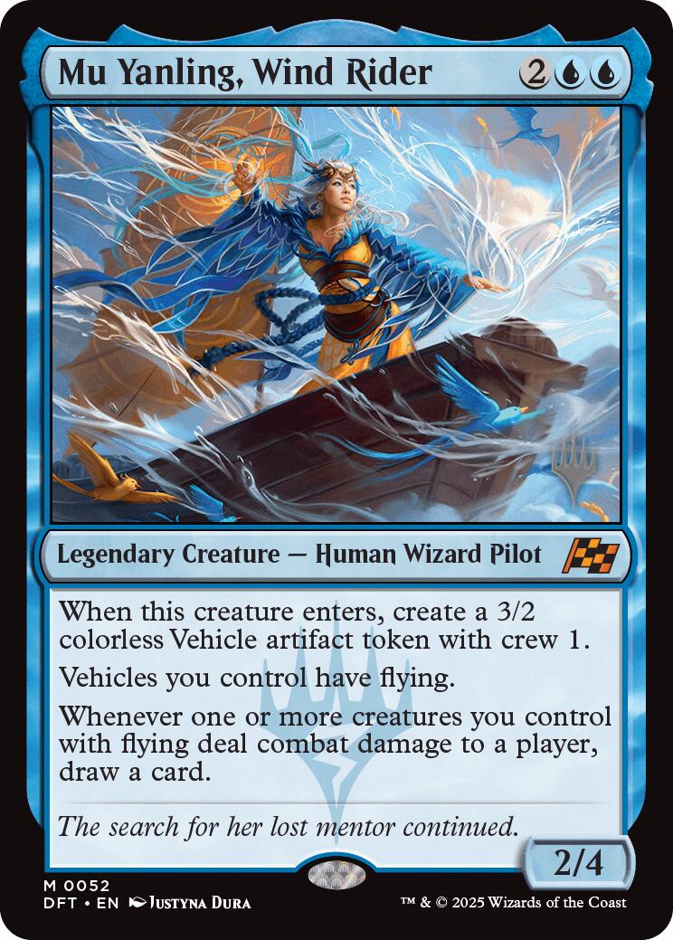 Mu Yanling, Wind Rider (Promo Pack) [Aetherdrift Promos] | Fandemonia Ltd