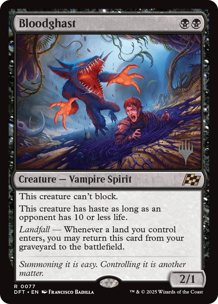 Bloodghast (Promo Pack) [Aetherdrift Promos] | Fandemonia Ltd