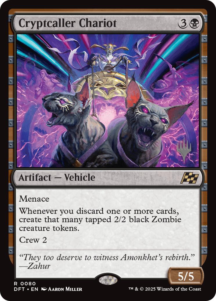 Cryptcaller Chariot (Promo Pack) [Aetherdrift Promos] | Fandemonia Ltd