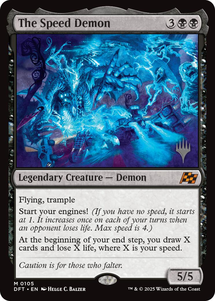 The Speed Demon (Promo Pack) [Aetherdrift Promos] | Fandemonia Ltd