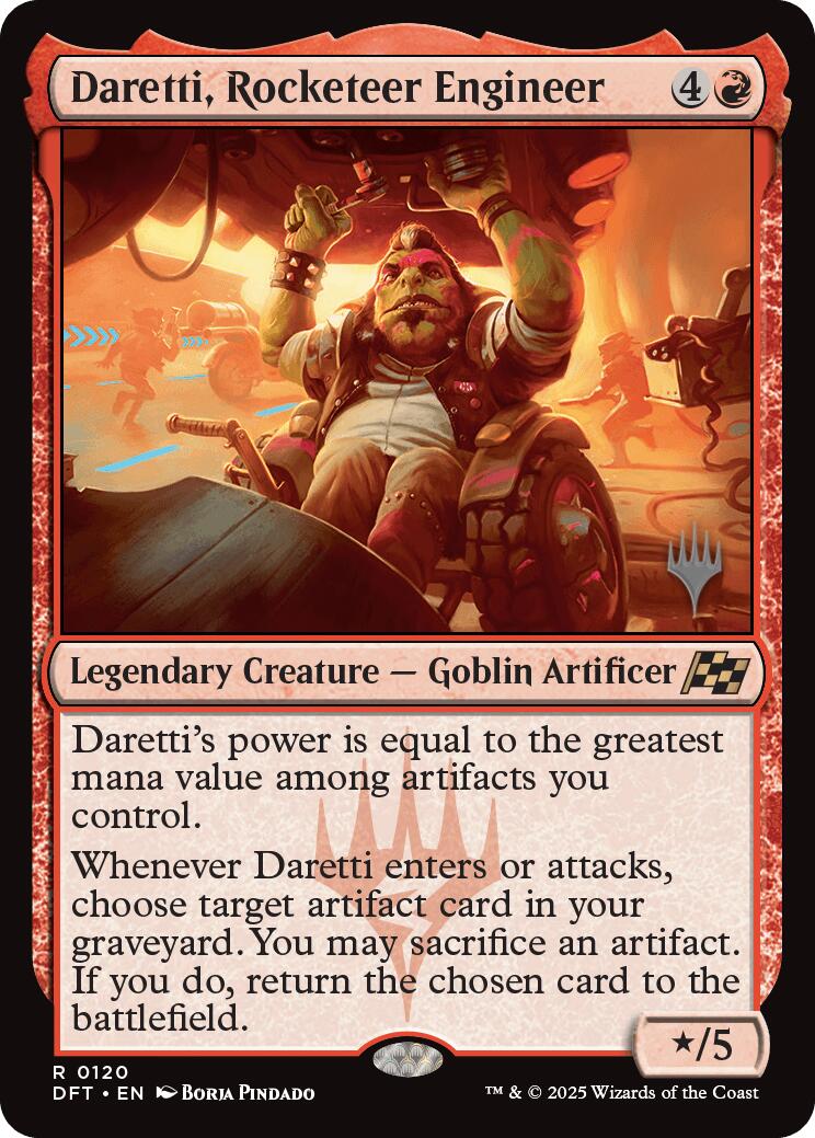 Daretti, Rocketeer Engineer (Promo Pack) [Aetherdrift Promos] | Fandemonia Ltd