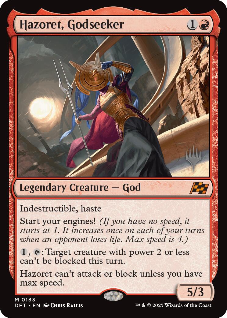 Hazoret, Godseeker (Promo Pack) [Aetherdrift Promos] | Fandemonia Ltd