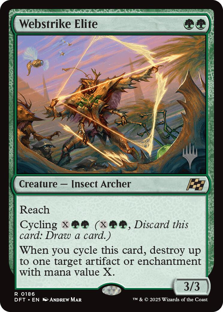 Webstrike Elite (Promo Pack) [Aetherdrift Promos] | Fandemonia Ltd