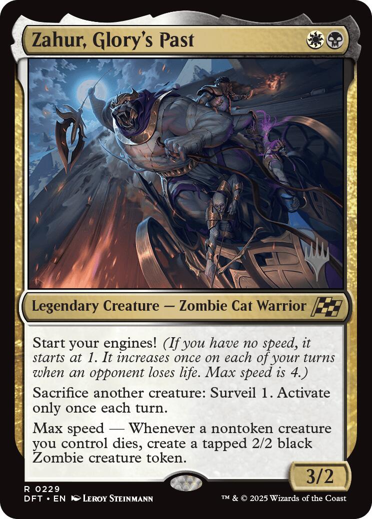 Zahur, Glory's Past (Promo Pack) [Aetherdrift Promos] | Fandemonia Ltd
