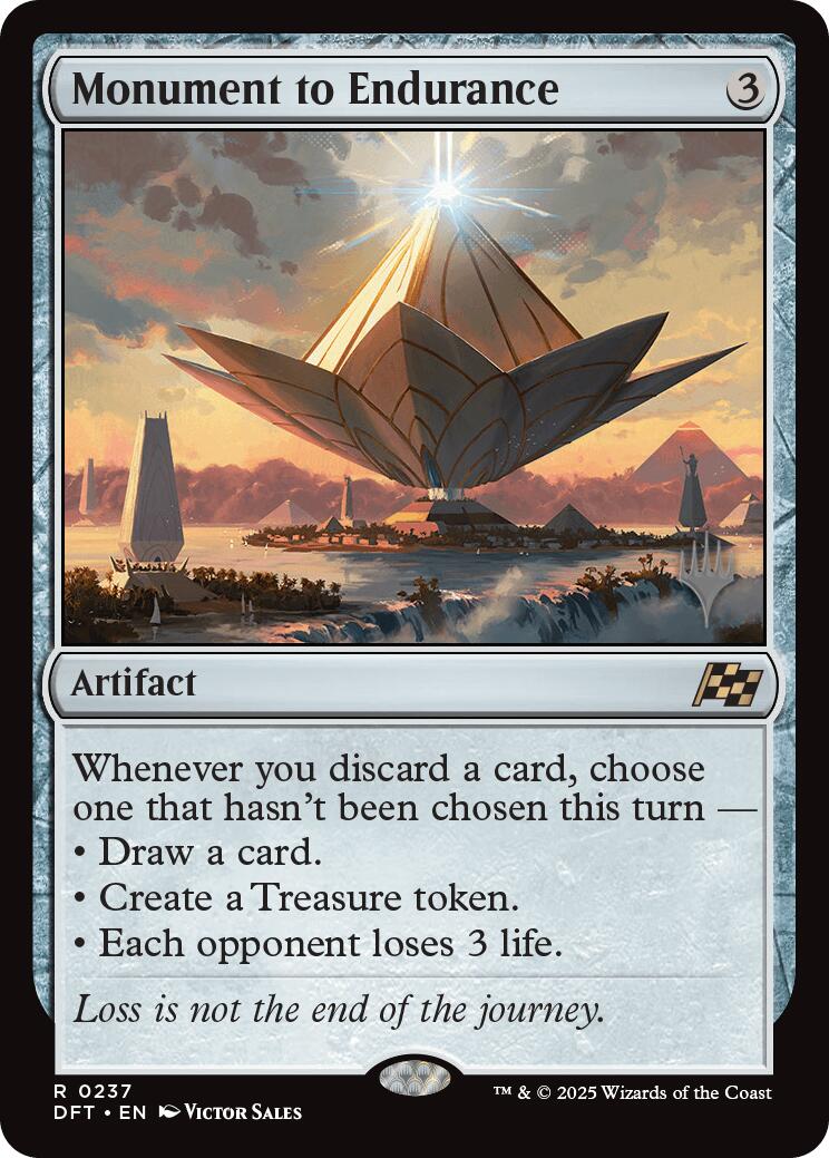 Monument to Endurance (Promo Pack) [Aetherdrift Promos] | Fandemonia Ltd