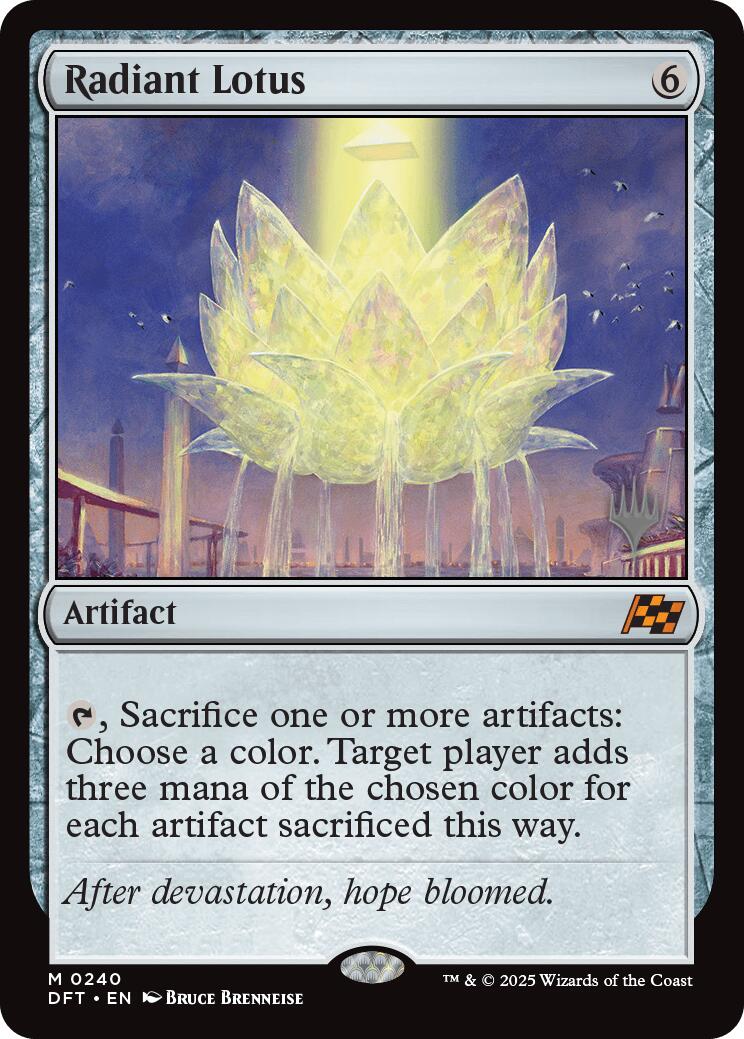 Radiant Lotus (Promo Pack) [Aetherdrift Promos] | Fandemonia Ltd