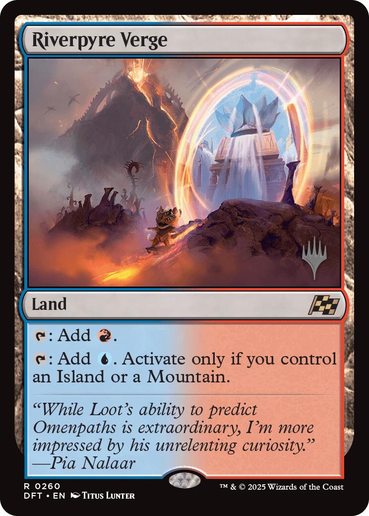 Riverpyre Verge (Promo Pack) [Aetherdrift Promos] | Fandemonia Ltd