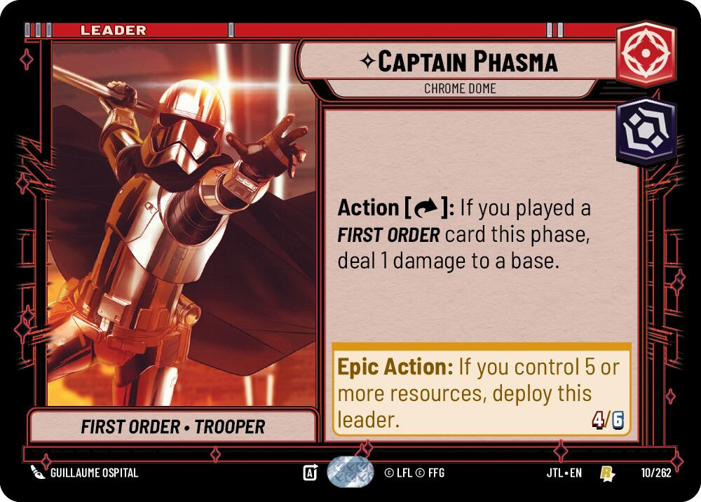 Captain Phasma - Chrome Dome (010/262) (010/257) [Jump to Lightspeed] | Fandemonia Ltd