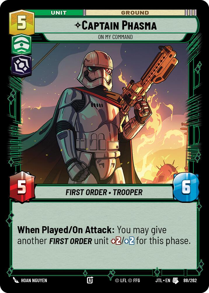 Captain Phasma - On My Command (088/262) (088/257) [Jump to Lightspeed] | Fandemonia Ltd