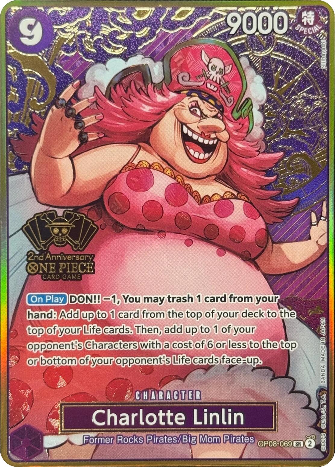 Charlotte Linlin (Japanese Version 2nd Anniversary Set) [One Piece Promotion Cards] | Fandemonia Ltd