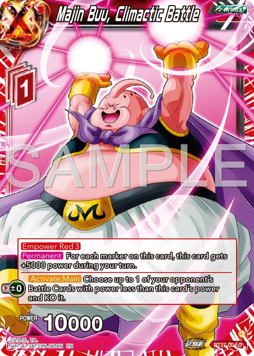 Majin Buu, Climactic Battle (BT27-004) [History of Z] | Fandemonia Ltd