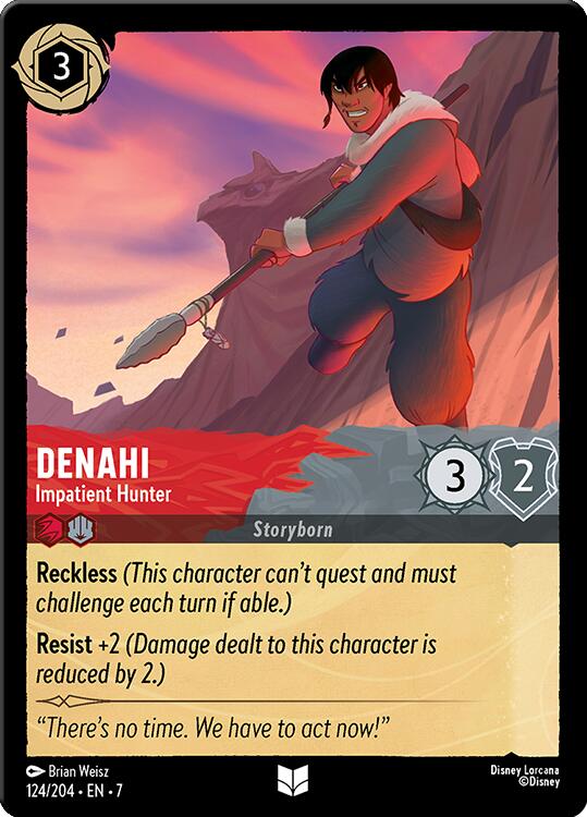 Denahi - Impatient Hunter (124/204) [Archazia's Island] | Fandemonia Ltd
