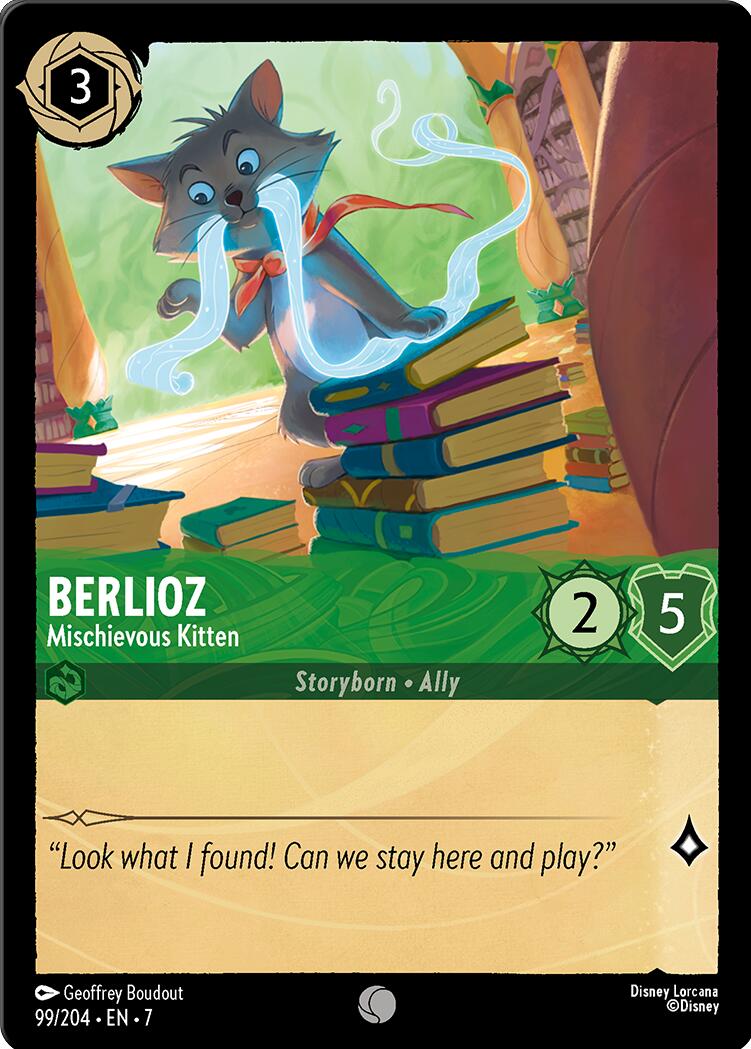 Berlioz - Mischievous Kitten (99/204) [Archazia's Island] | Fandemonia Ltd