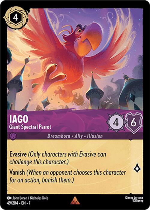 Iago - Giant Spectral Parrot (49/204) [Archazia's Island] | Fandemonia Ltd