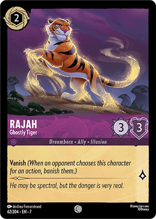 Rajah - Ghostly Tiger (62/204) [Archazia's Island] | Fandemonia Ltd