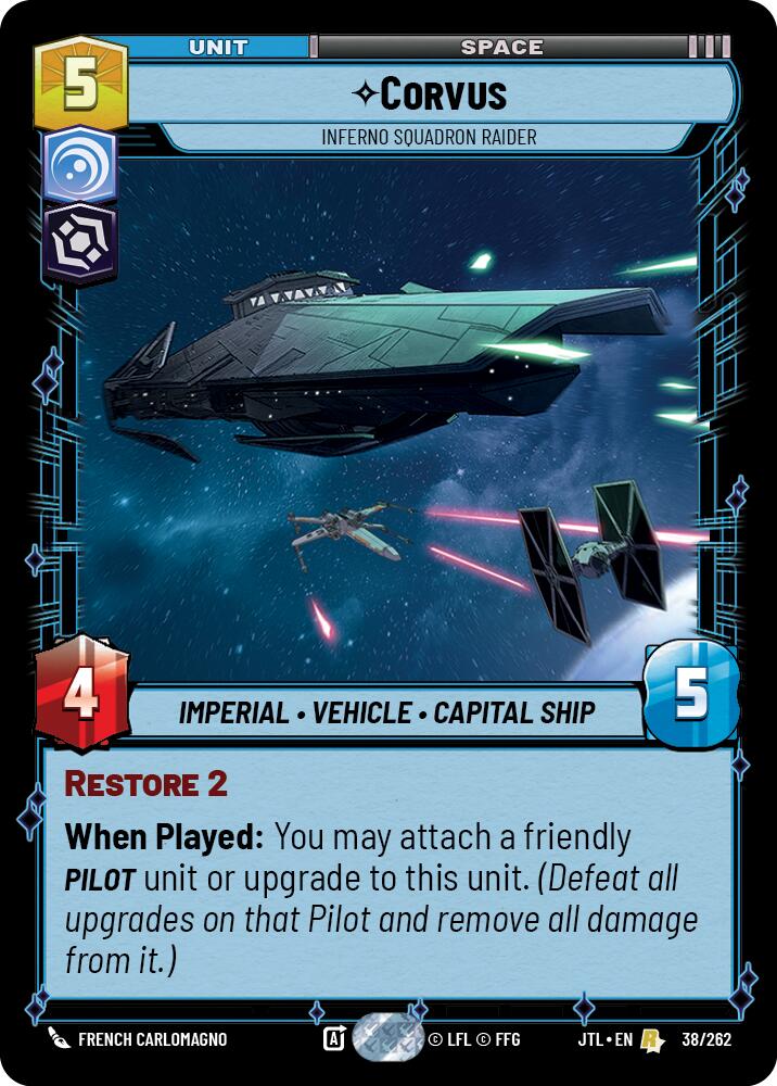Corvus - Inferno Squadron Raider (038/262) (038/257) [Jump to Lightspeed] | Fandemonia Ltd