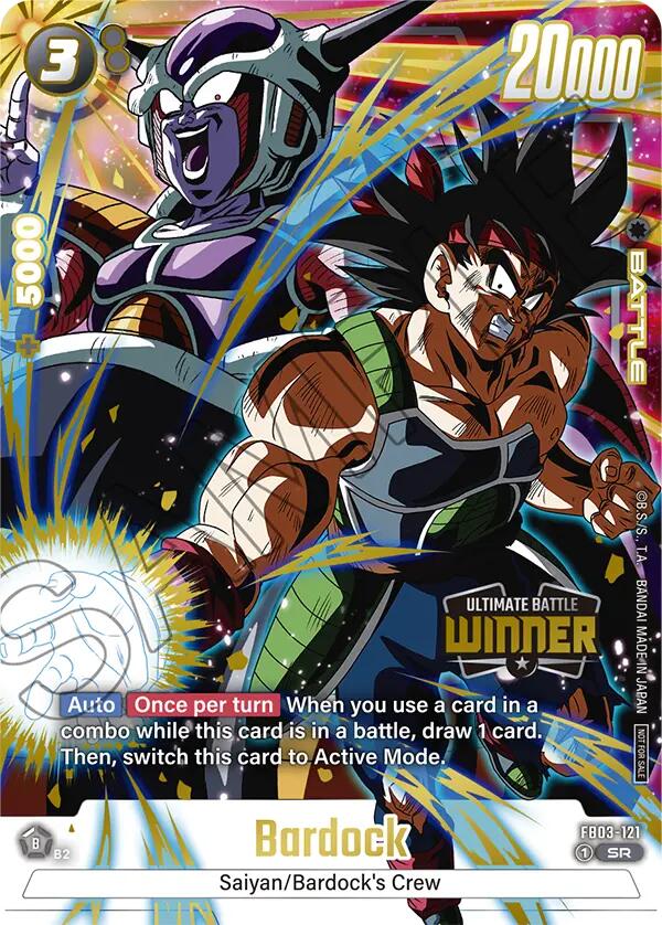 Bardock (FB03-121) (Ultimate Battle Winner) [Tournament and Championship Promos] | Fandemonia Ltd