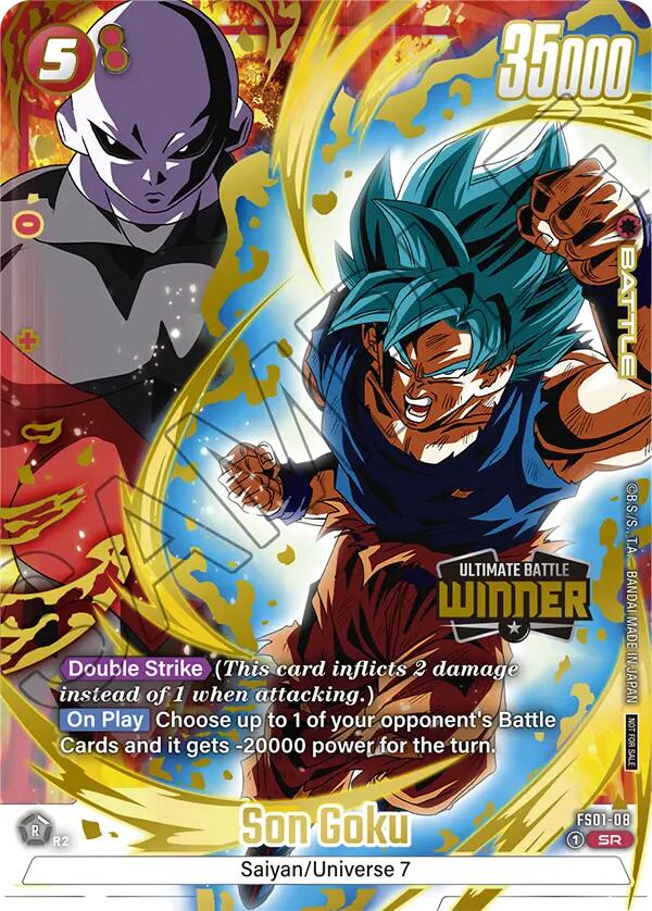 Son Goku (FS01-08) (Ultimate Battle Winner) [Tournament and Championship Promos] | Fandemonia Ltd