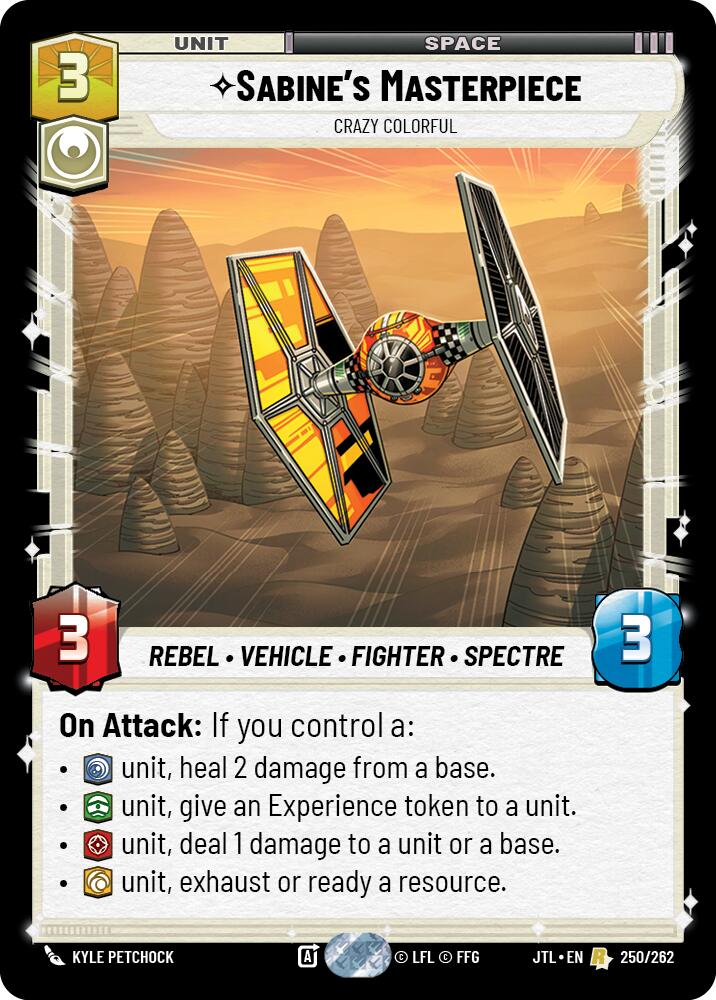 Sabine's Masterpiece - Crazy Colorful (250/262) (250/257) [Jump to Lightspeed] | Fandemonia Ltd
