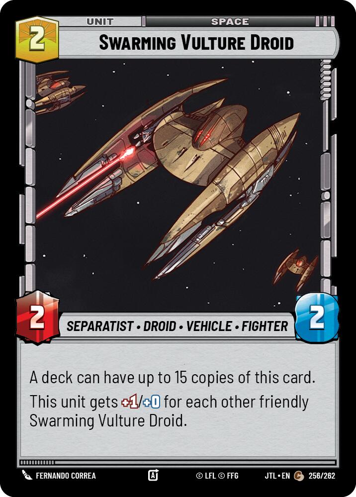 Swarming Vulture Droid (256/262) (256/257) [Jump to Lightspeed] | Fandemonia Ltd