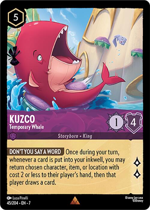 Kuzco - Temporary Whale (45/204) [Archazia's Island] | Fandemonia Ltd