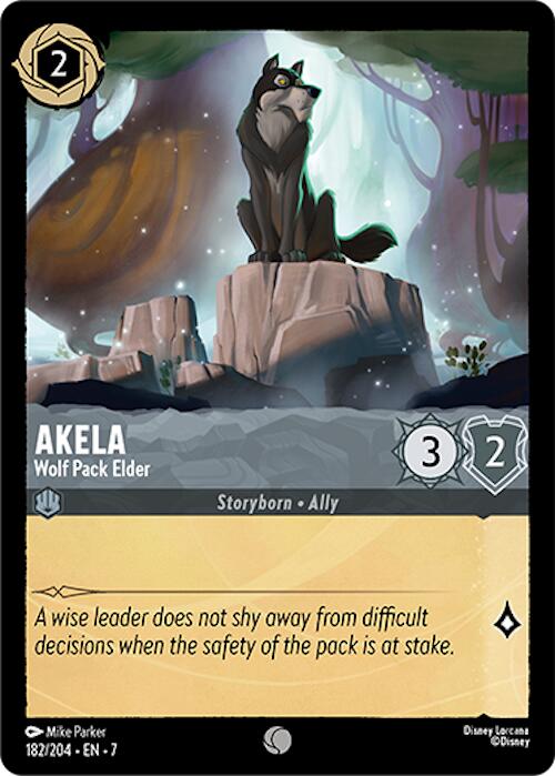Akela - Wolf Pack Elder (182/204) [Archazia's Island] | Fandemonia Ltd