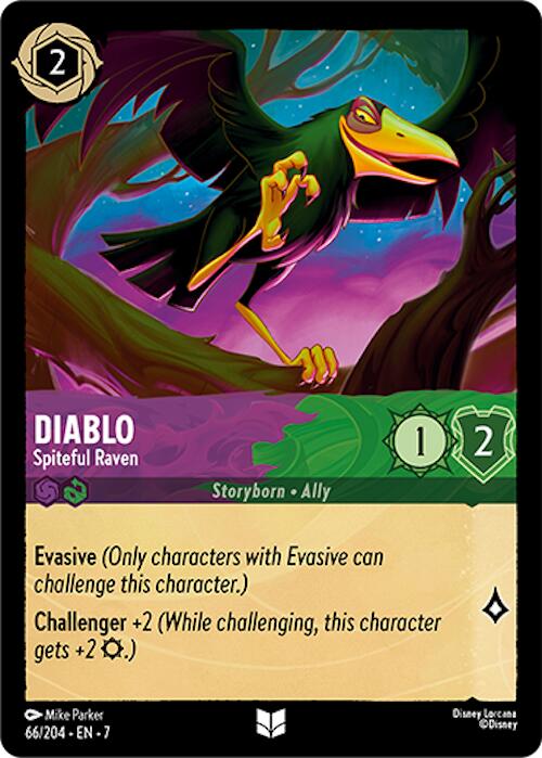 Diablo - Spiteful Raven (66/204) [Archazia's Island] | Fandemonia Ltd