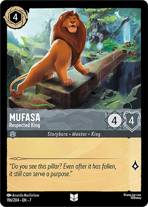 Mufasa - Respected King (196/204) [Archazia's Island] | Fandemonia Ltd