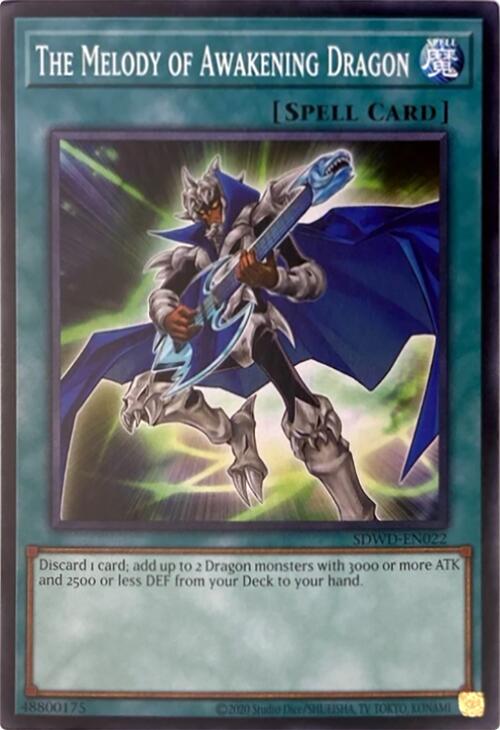 The Melody of Awakening Dragon (Unlimited Misprint) [SDWD-EN022] Common | Fandemonia Ltd