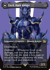 Cecil, Dark Knight // Cecil, Redeemed Paladin (Borderless) [FINAL FANTASY] | Fandemonia Ltd