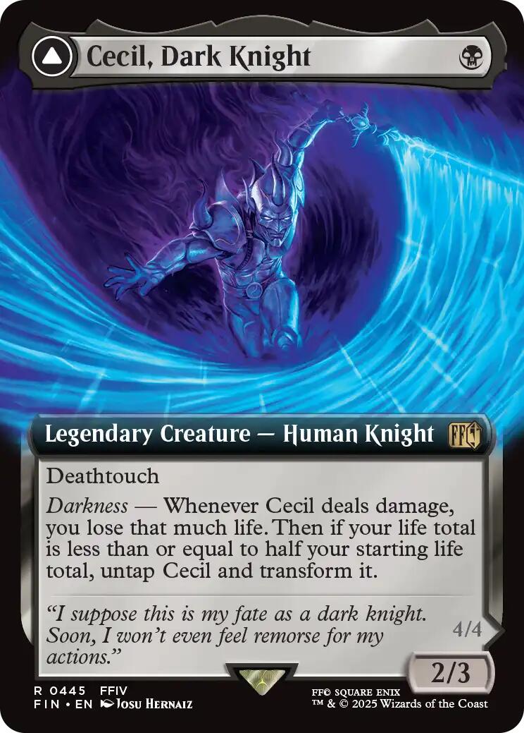 Cecil, Dark Knight // Cecil, Redeemed Paladin (Extended Art) [FINAL FANTASY] | Fandemonia Ltd