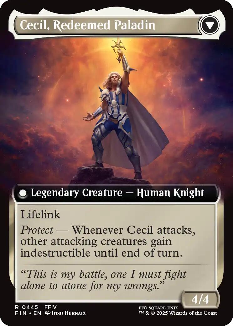 Cecil, Dark Knight // Cecil, Redeemed Paladin (Extended Art) [FINAL FANTASY] | Fandemonia Ltd