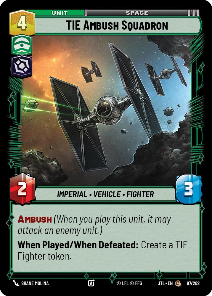 TIE Ambush Squadron (087/262) (087/257) [Jump to Lightspeed] | Fandemonia Ltd