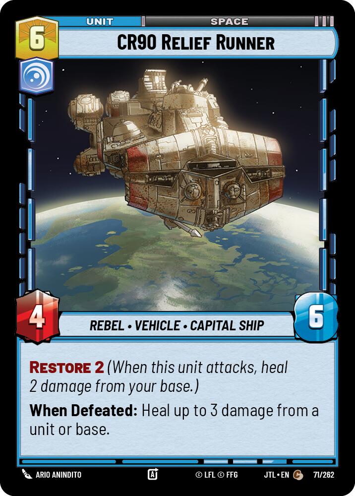 CR90 Relief Runner (071/262) (071/257) [Jump to Lightspeed] | Fandemonia Ltd