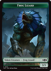 Frog Lizard // Dragon (0014) Double-Sided Token [Tarkir: Dragonstorm Commander Tokens] | Fandemonia Ltd