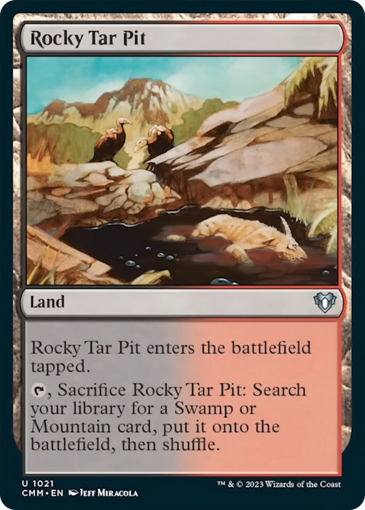 Rocky Tar Pit [Commander Masters] | Fandemonia Ltd