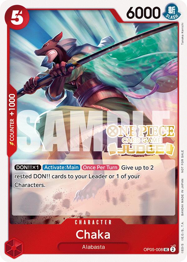 Chaka (Judge Pack Vol. 5) [One Piece Promotion Cards] | Fandemonia Ltd