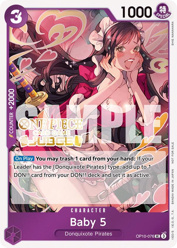 Baby 5 (Judge Pack Vol. 5) [One Piece Promotion Cards] | Fandemonia Ltd