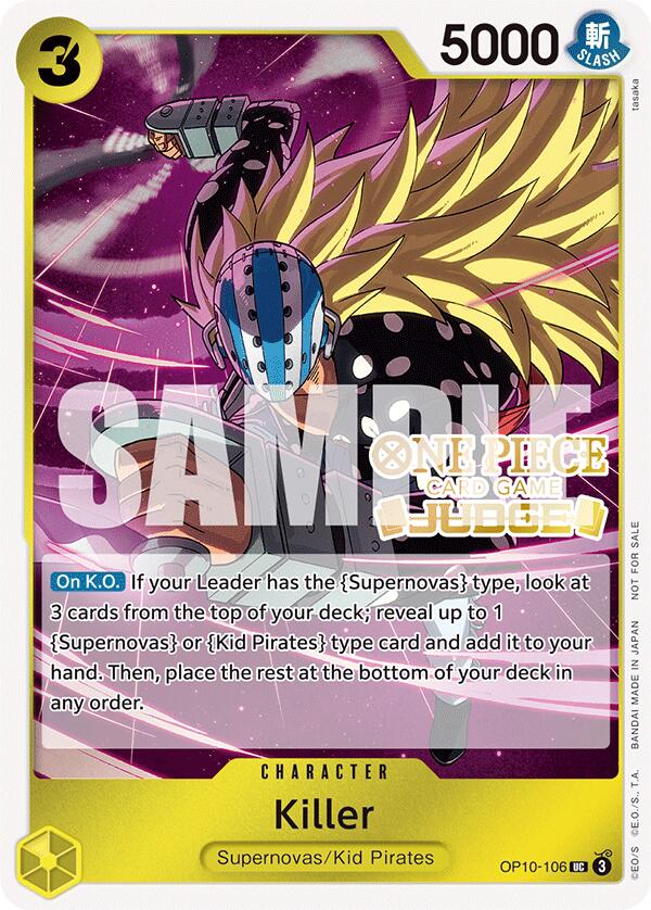 Killer (Judge Pack Vol. 5) [One Piece Promotion Cards] | Fandemonia Ltd