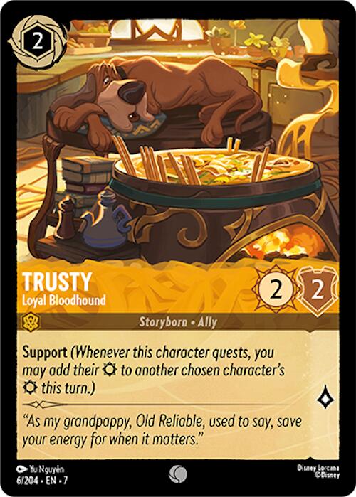 Trusty - Loyal Bloodhound (6/204) [Archazia's Island] | Fandemonia Ltd