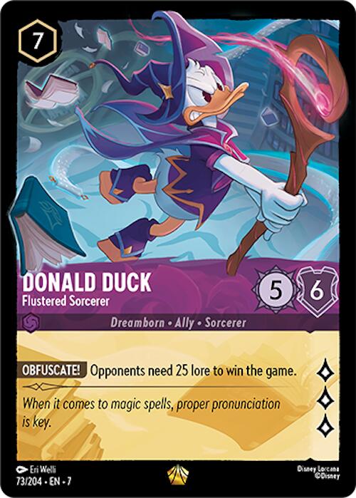 Donald Duck - Flustered Sorcerer (73/204) [Archazia's Island] | Fandemonia Ltd