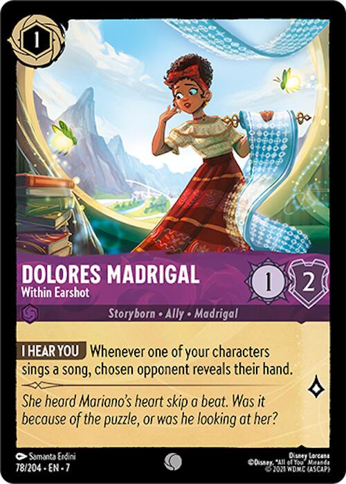 Dolores Madrigal - Within Earshot (78/204) [Archazia's Island] | Fandemonia Ltd